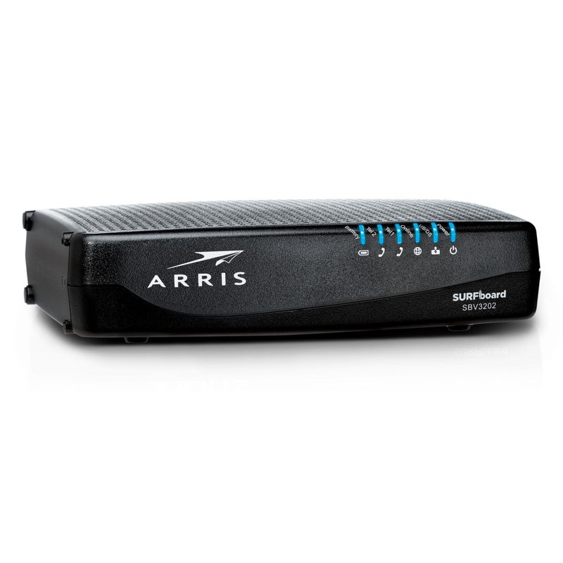ARRIS SURFboard SBV3202 DOCSIS 3.0 Cable Modem | Comcast Xfinity Internet & Voice | 1 Gbps Port | 2 Telephony Ports | 800 Mbps Max with Xfinity Internet Plans | 2 Year Warranty - Image 1